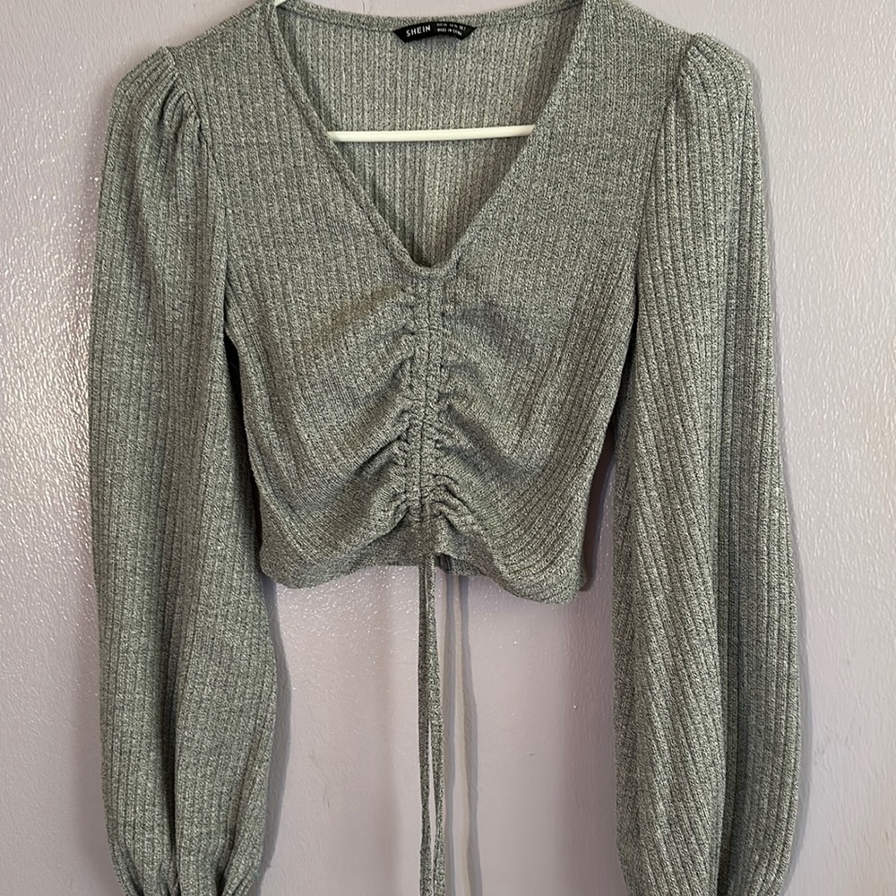 Grey top from SHEIN